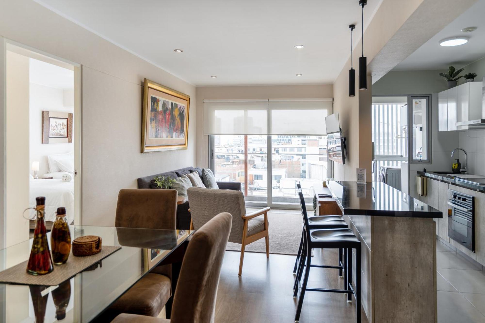 לימה Modern 1Br Loft Close To The Seawalk Of Miraflores מראה חיצוני תמונה